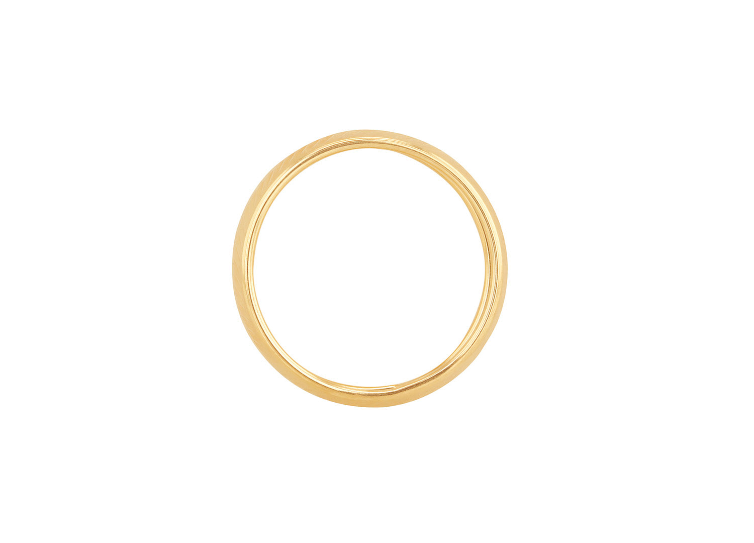 9ct Yellow Gold Diamond-Cut Ring