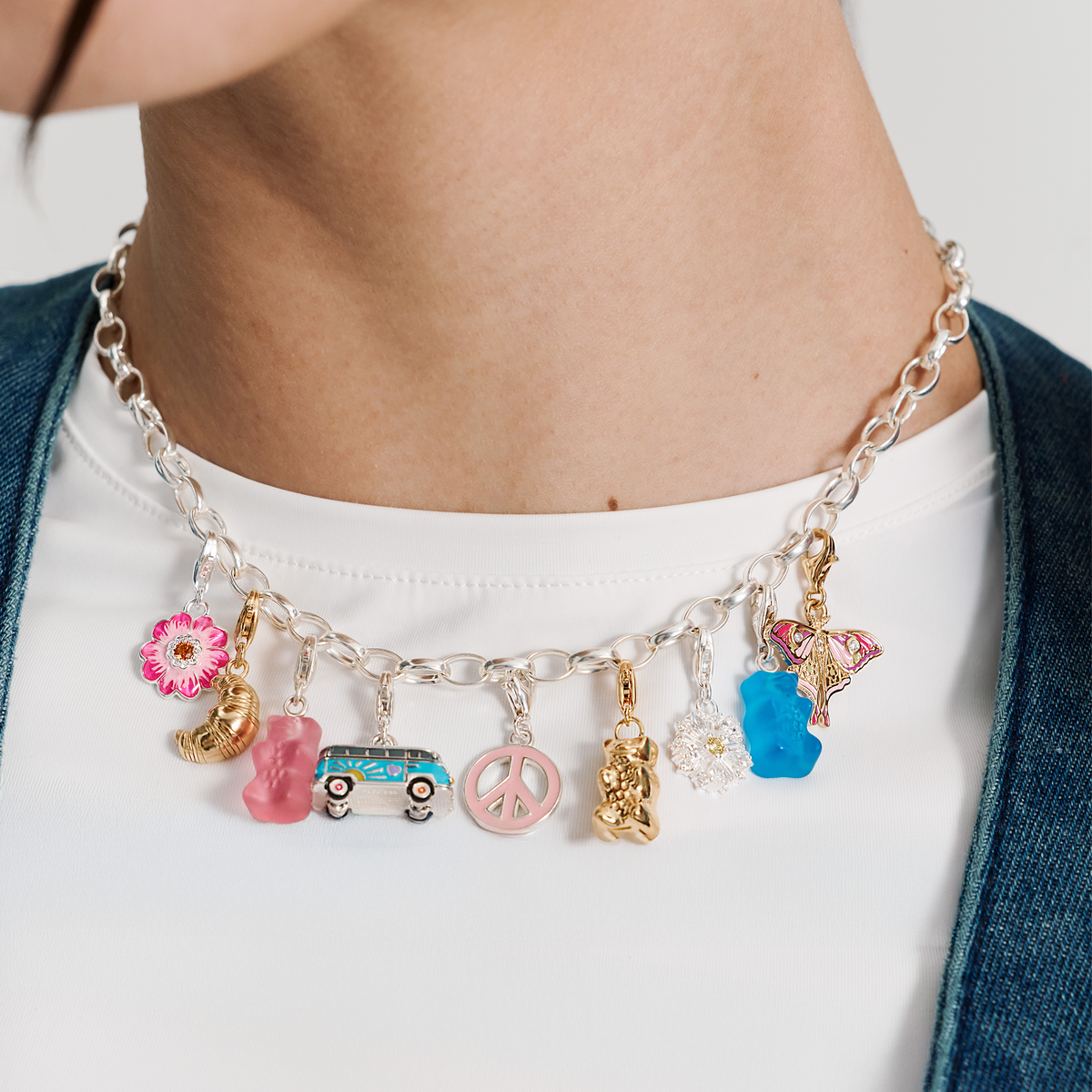 THOMAS SABO Charm pendant Gold HARIBO goldbear