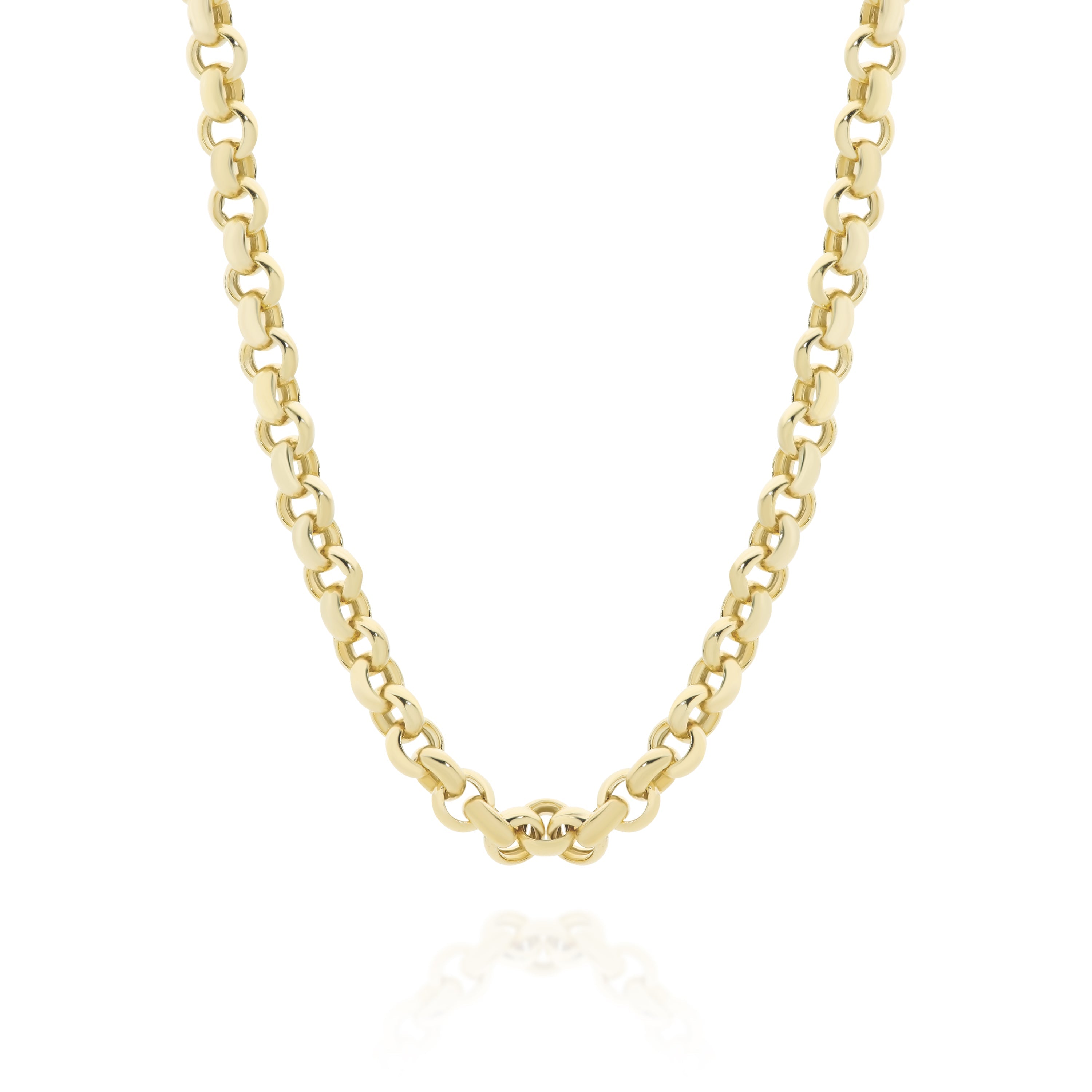 9ct gold necklace 46cm