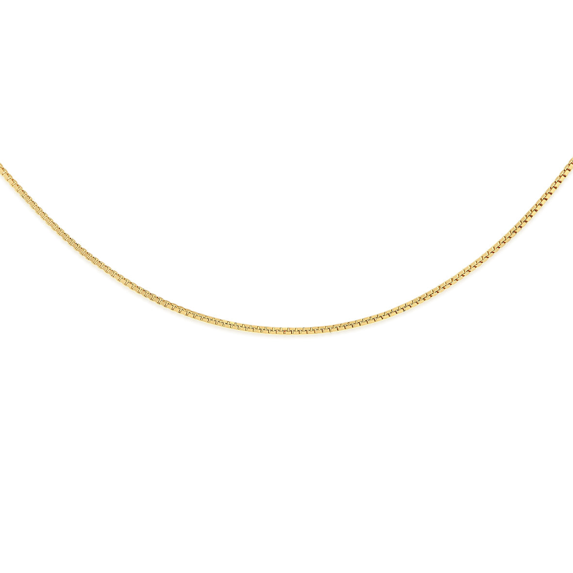 9ct gold box chain