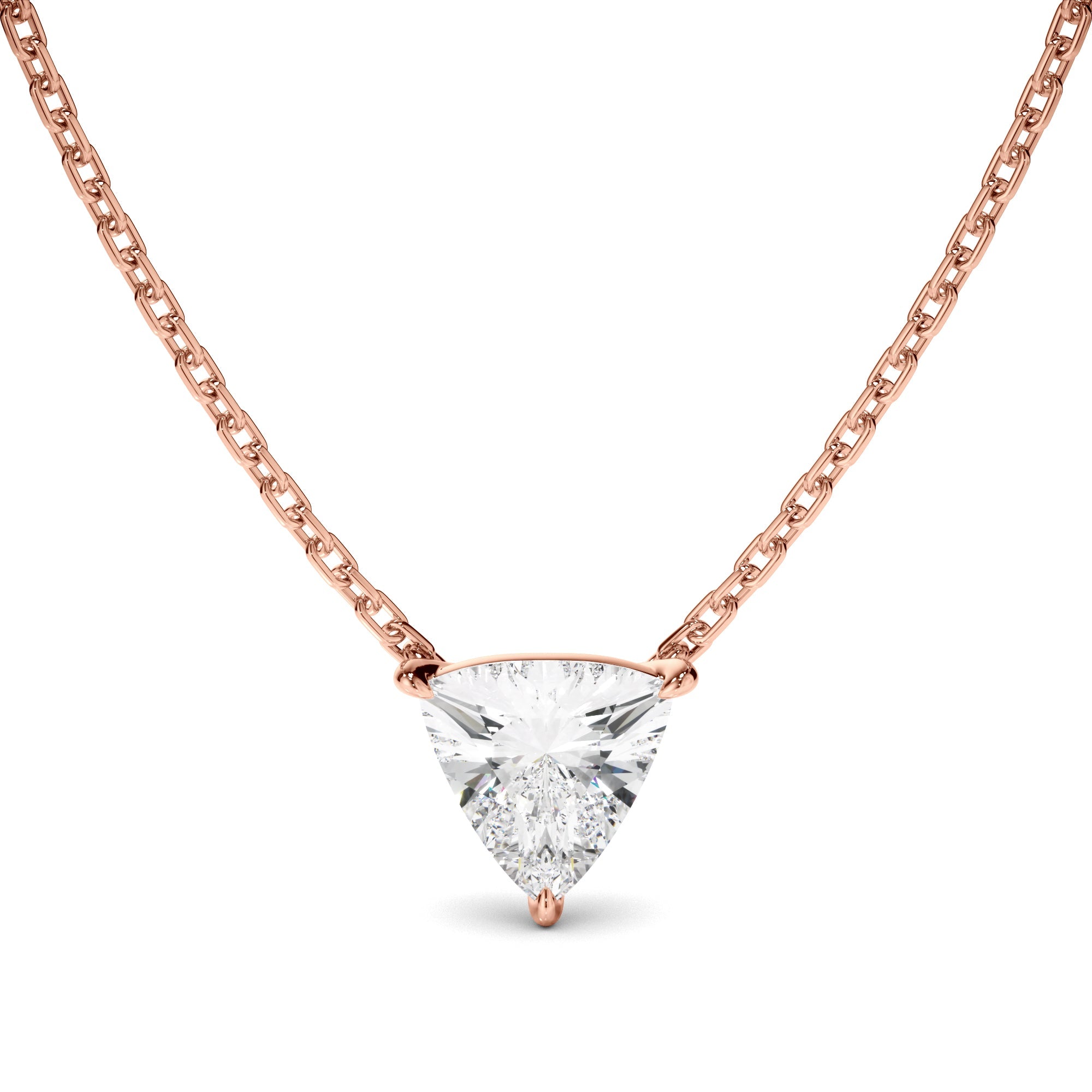 Trilliant Cut Diamond Necklet
