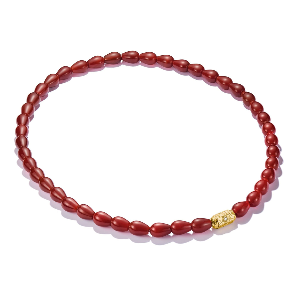 THOMAS SABO Elyndra Necklace with Red Agate Beads