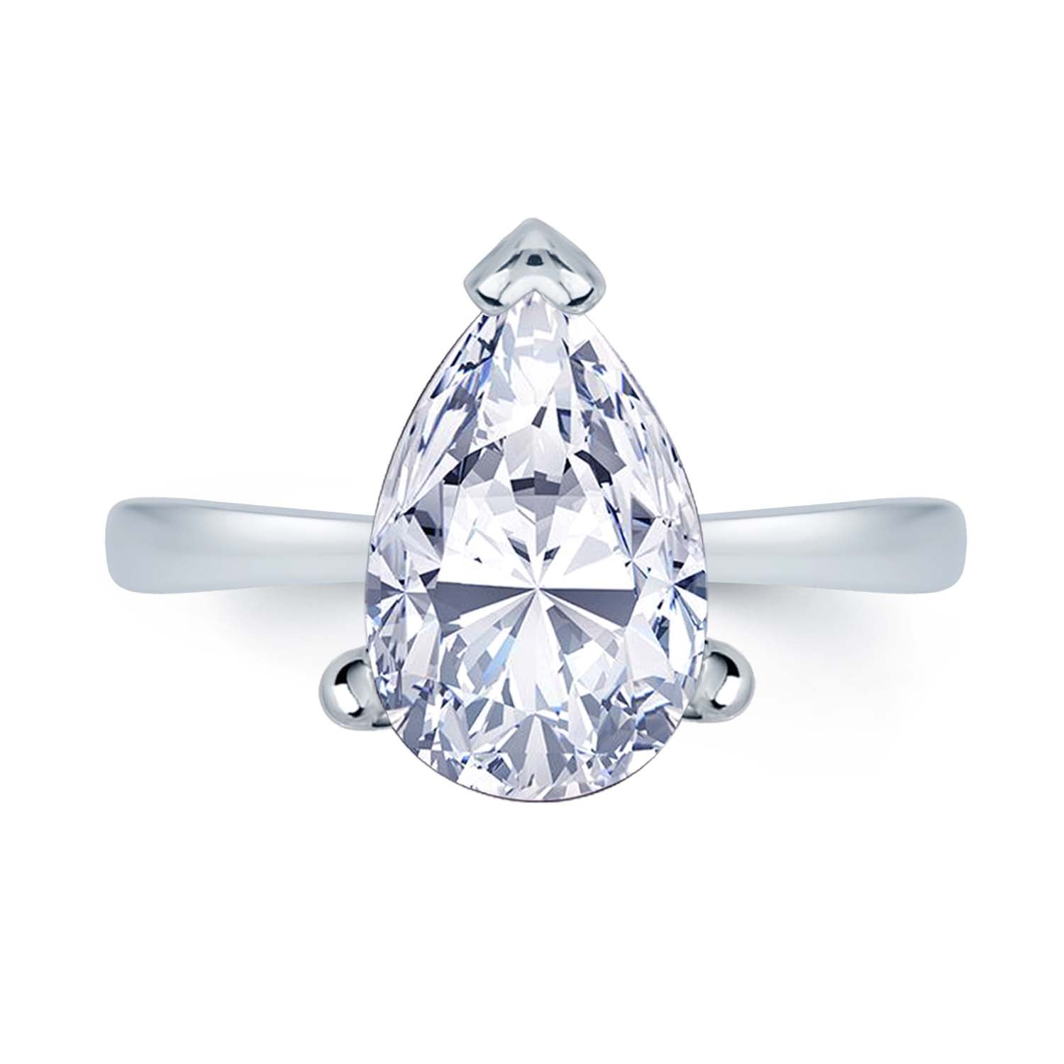 1.00ct Lab Grown Diamond Ring in 18ct White Gold