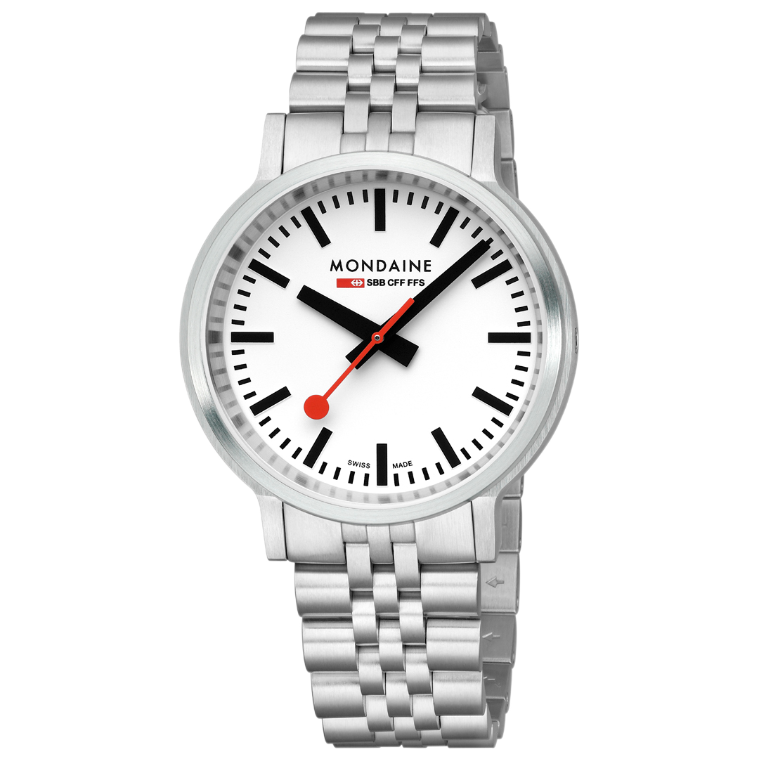 Mondaine Official Swiss Railways Stop2Go Automatic BackLight 41mm Watch