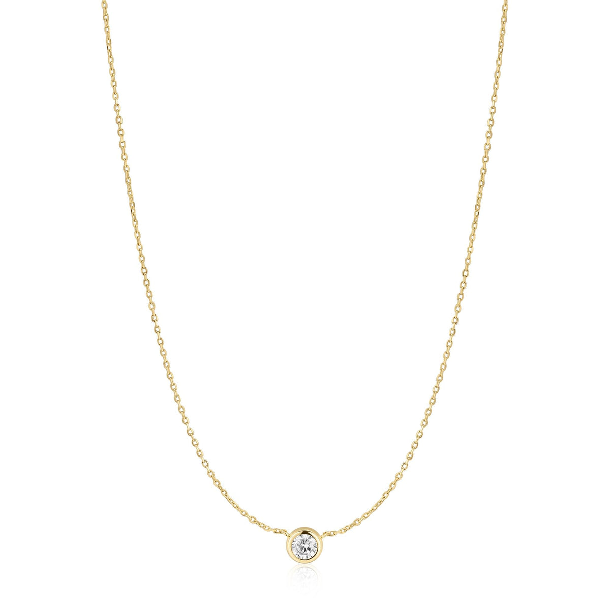 Ania Haie Gold Solitaire Necklace