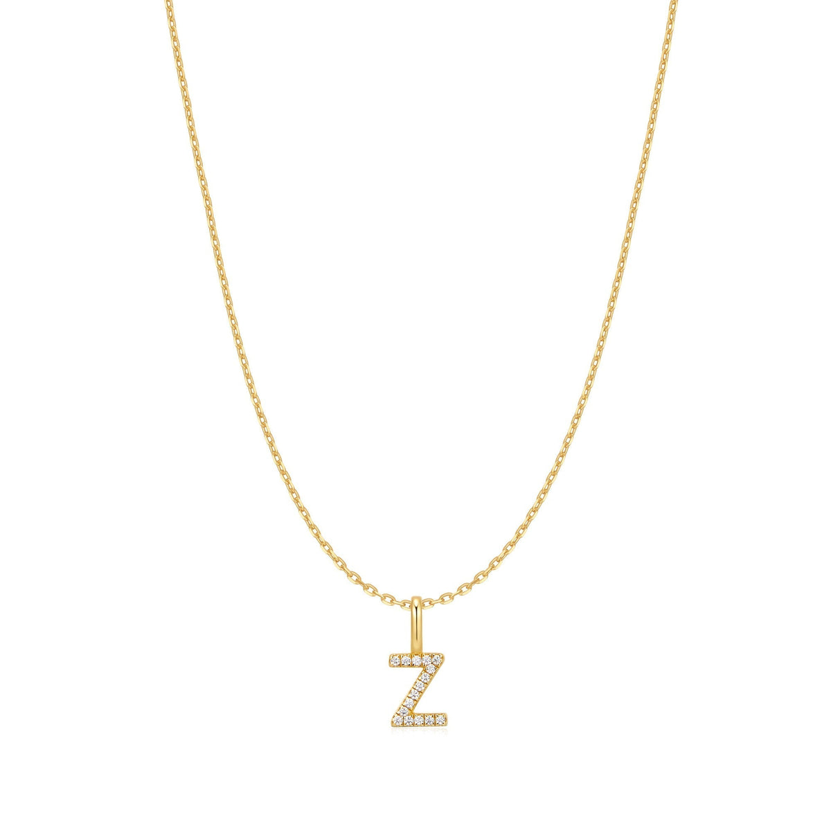 Ania Haie Gold Letter Z Initial Necklace