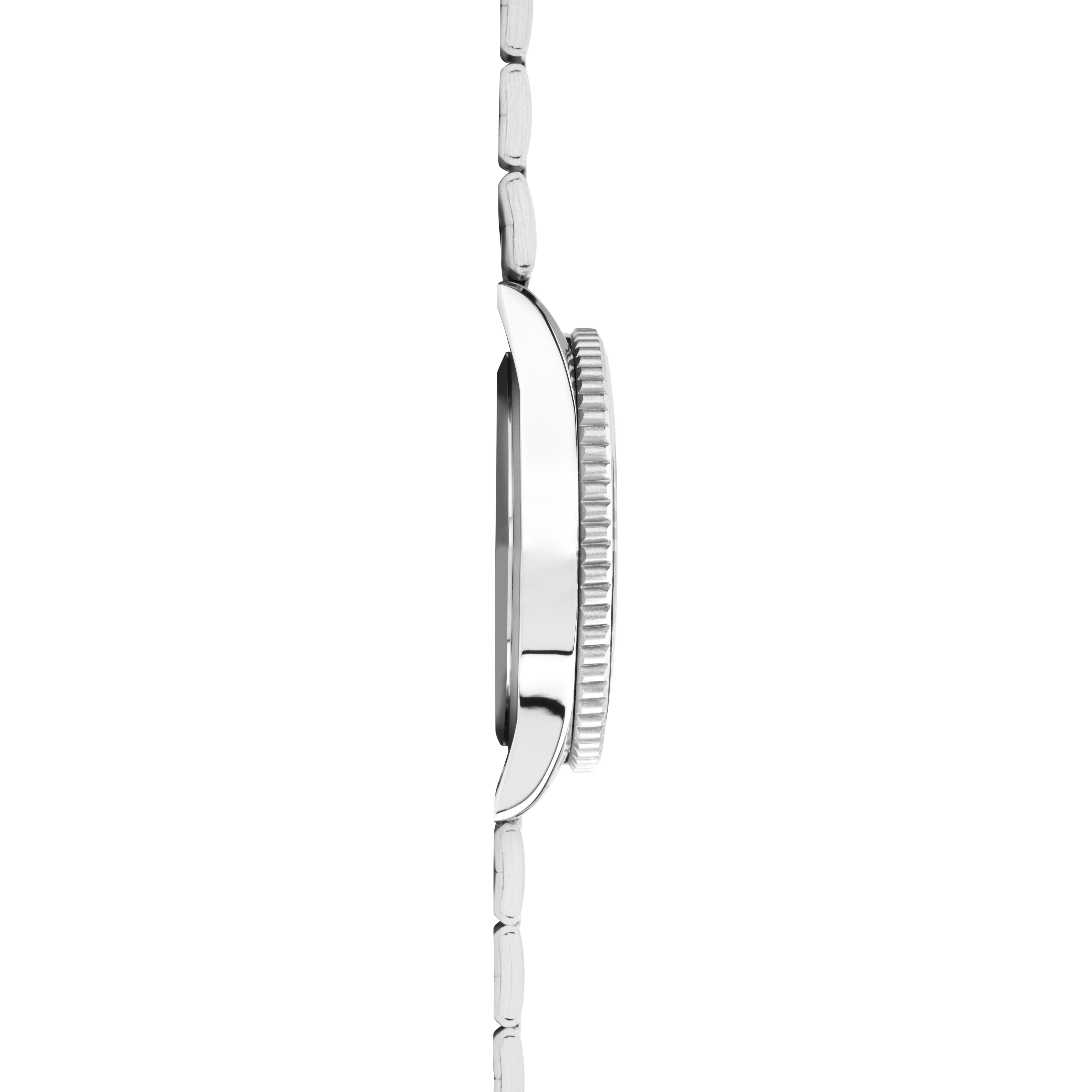 Sekonda Ocean Silver & Black Watch - SK30197