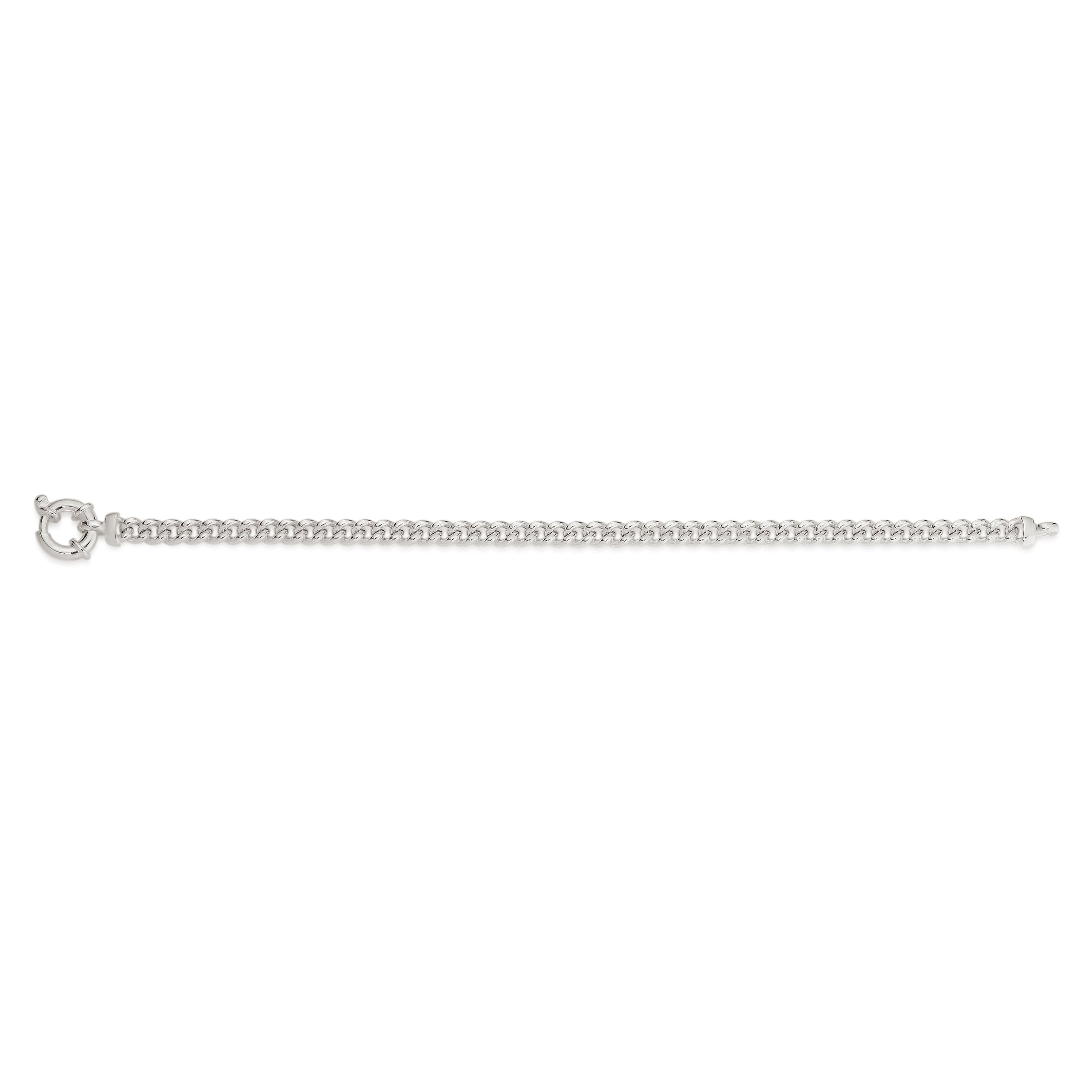 Silver curb Bracelet