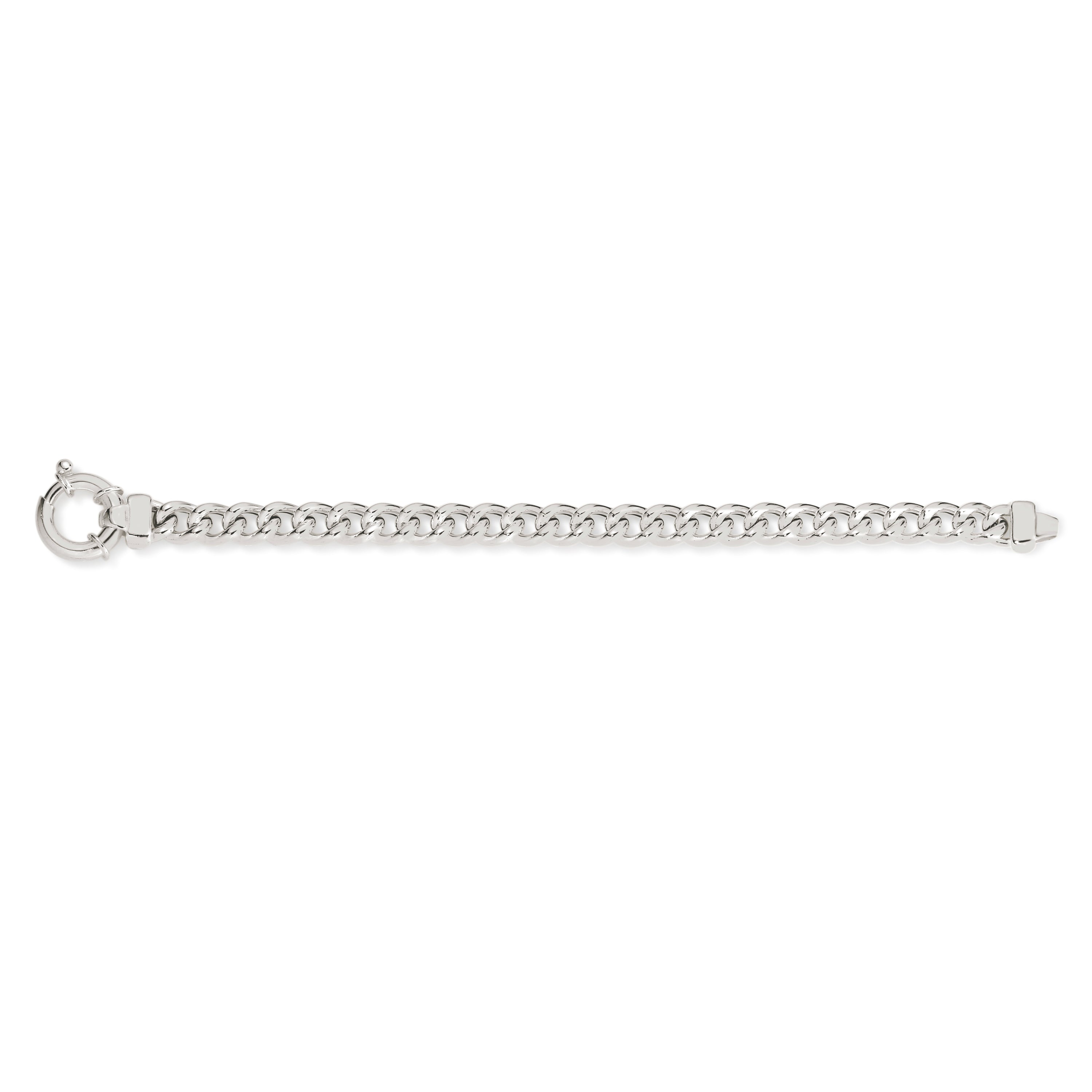 Silver curb Bracelet