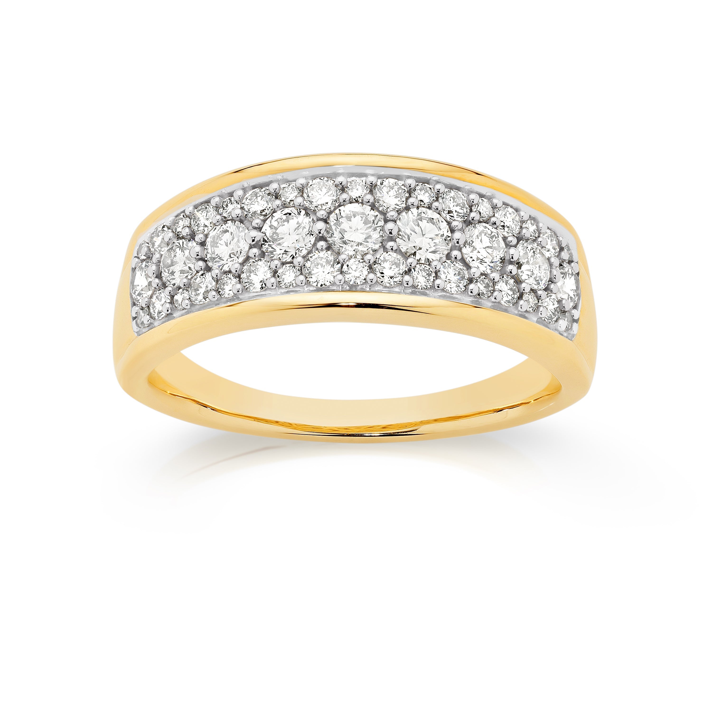 9ct 1.00ct diamond ring