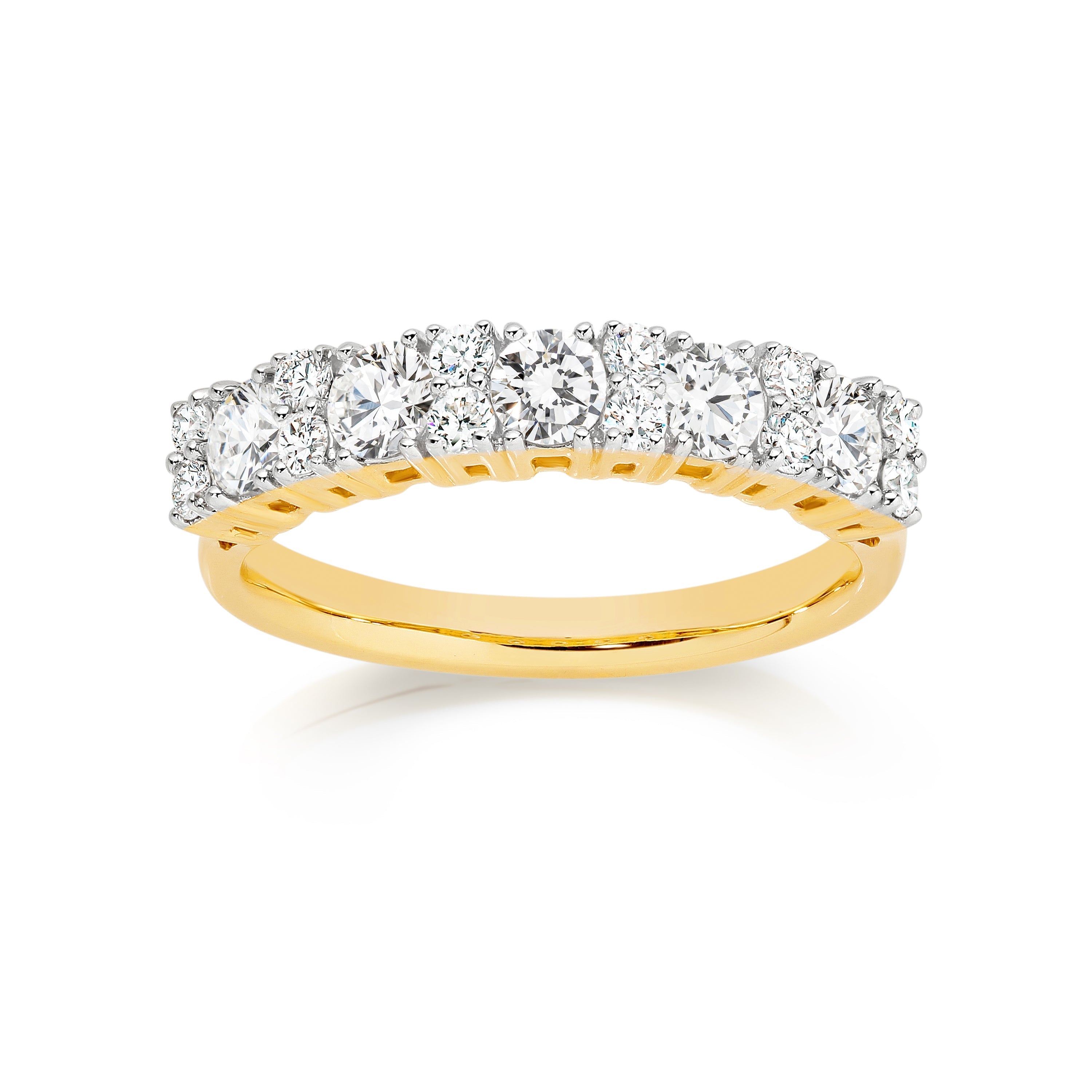 9ct 1.00ct diamond anniversary ring