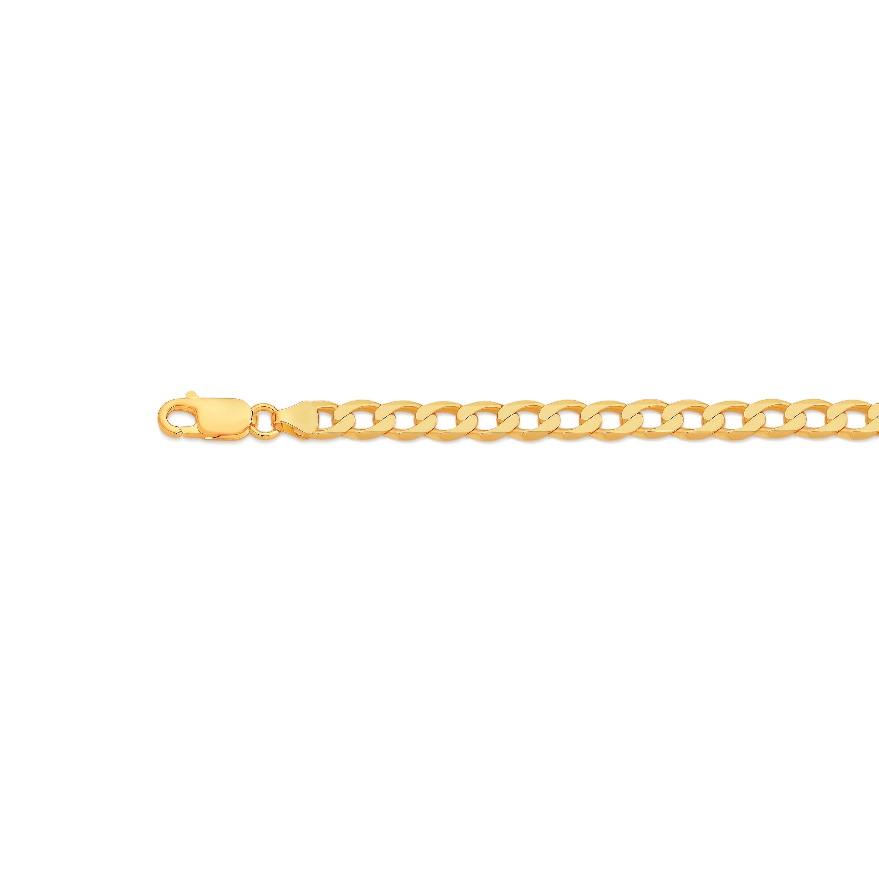 9ct gold curb bracelet