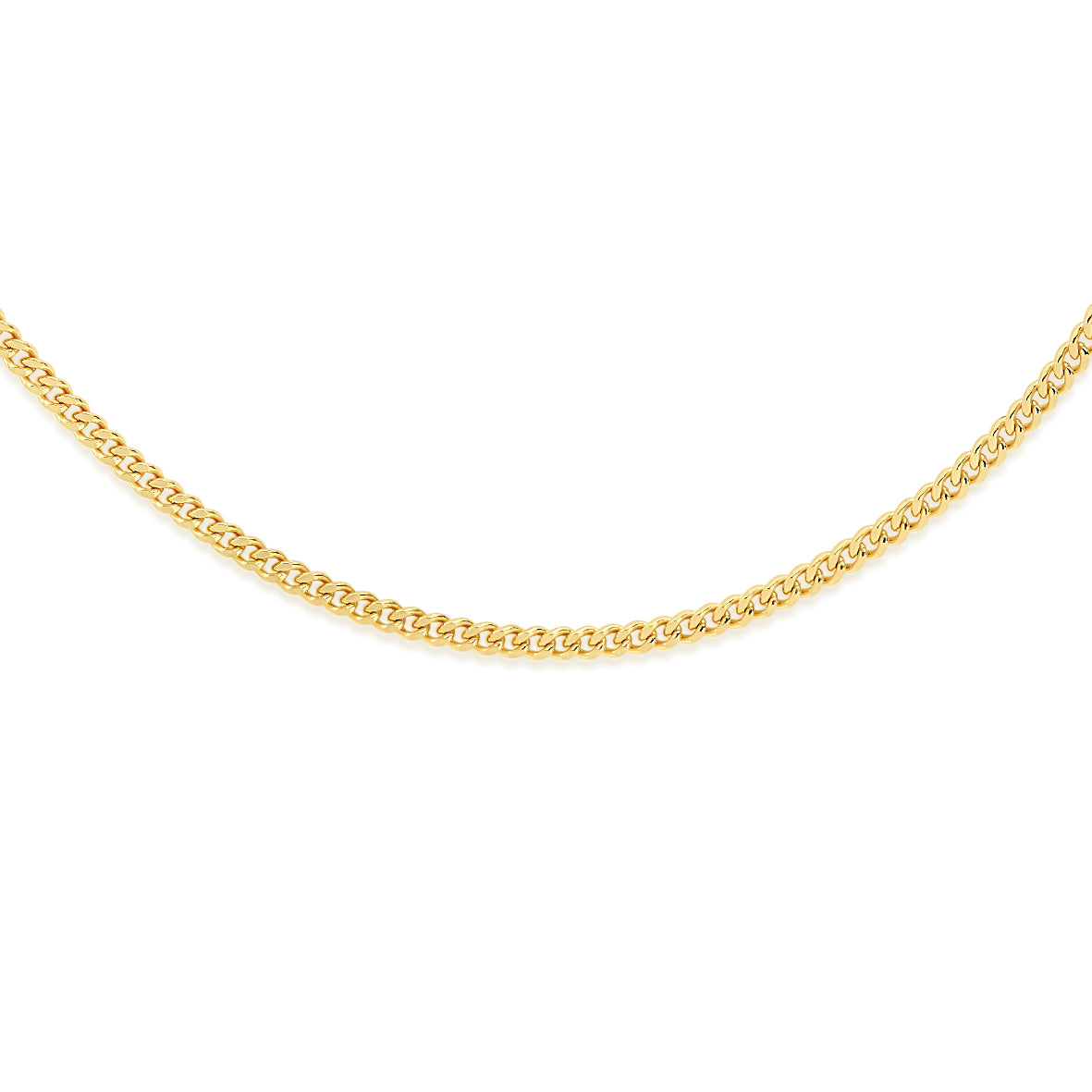 9ct gold curb chain