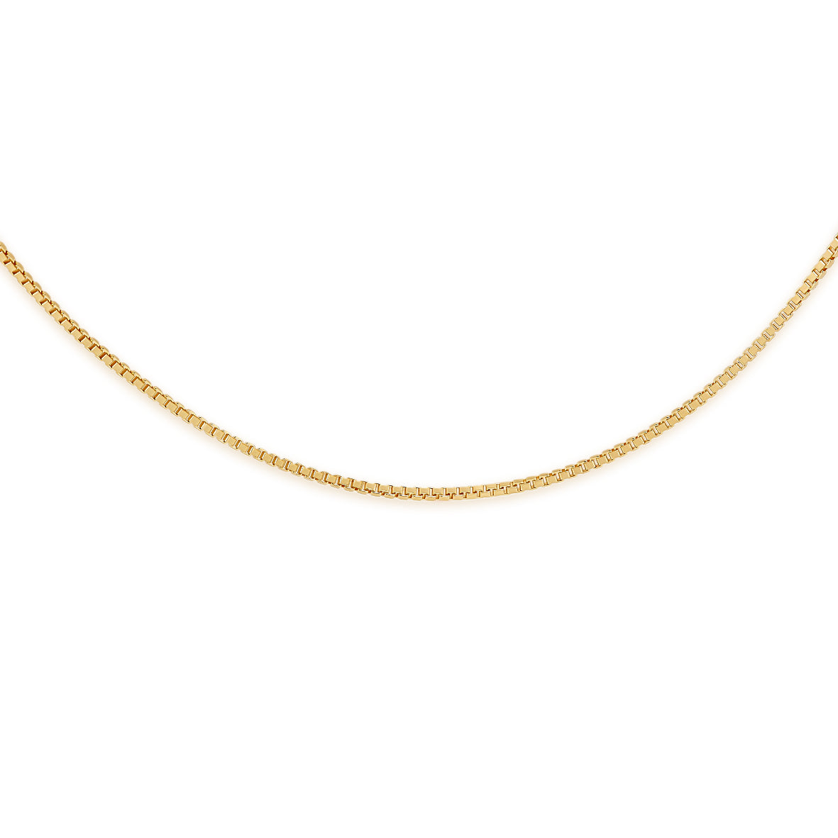 9ct gold box chain