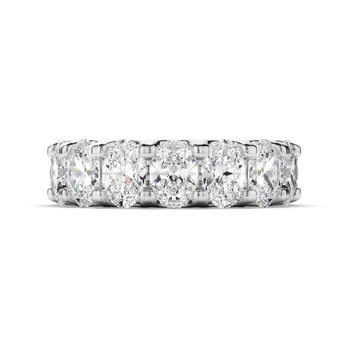 Oval Cut Diamond Eternity Ring
