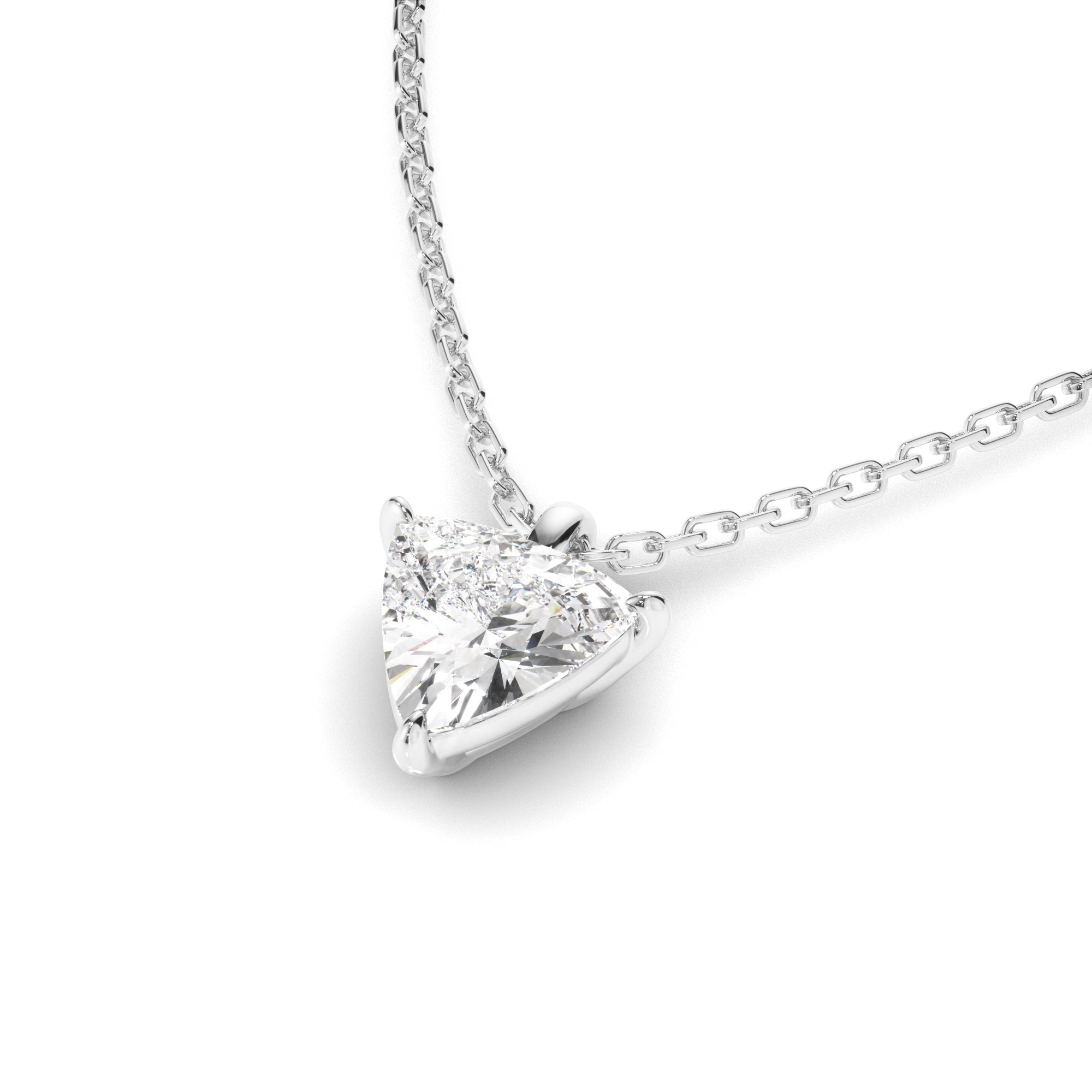 Trilliant Cut Diamond Pendant