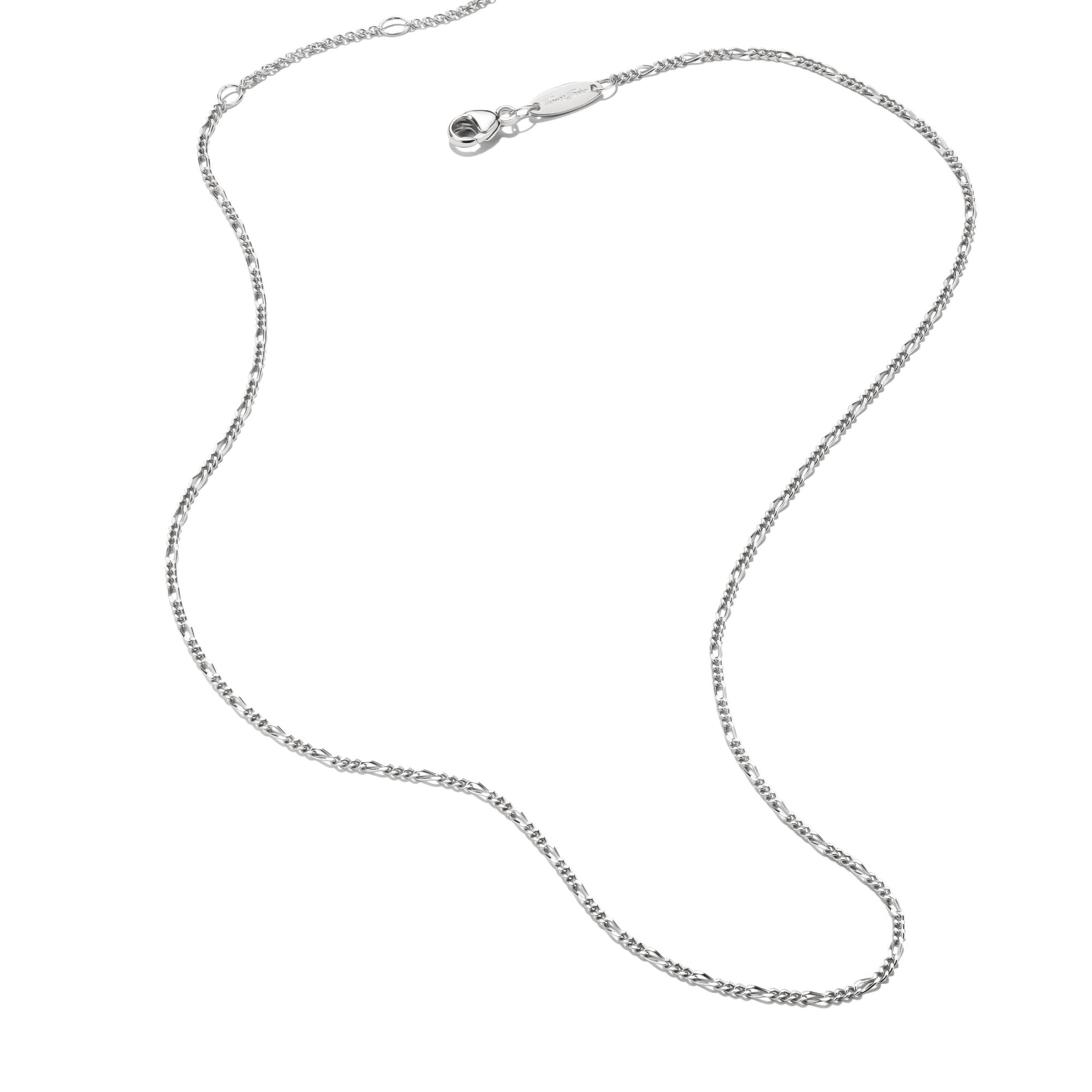 THOMAS SABO Charm necklace Figaro design Silver