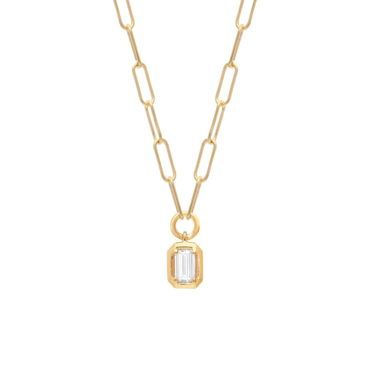 0.5ct Lab Grown Diamond Necklace in 9ct Yellow Gold