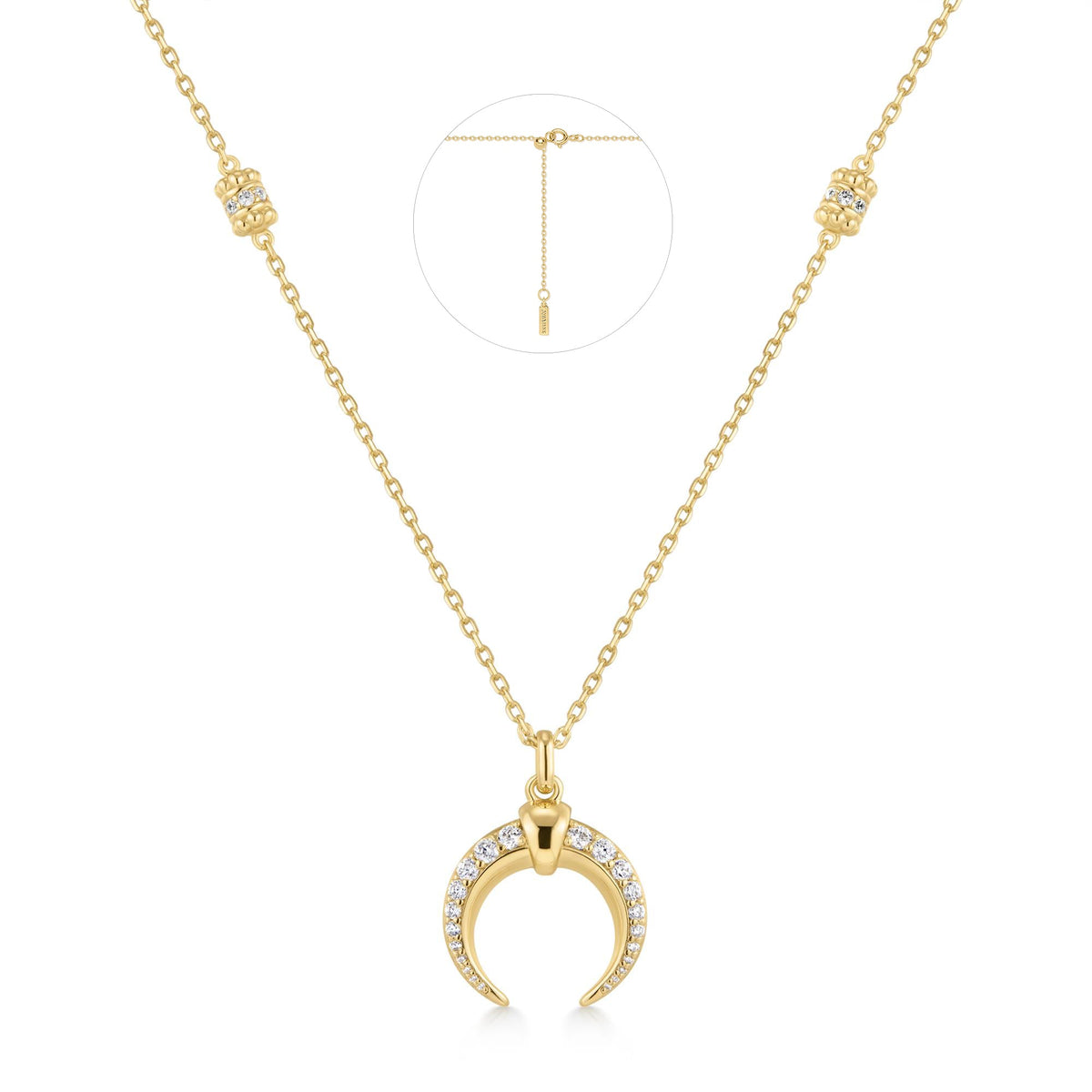 Ania Haie Gold Reversible Horn Necklace