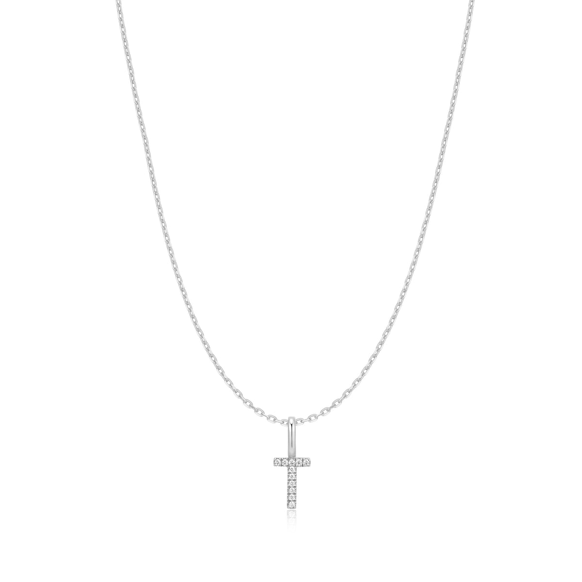 Ania Haie Silver Letter T Initial Necklace