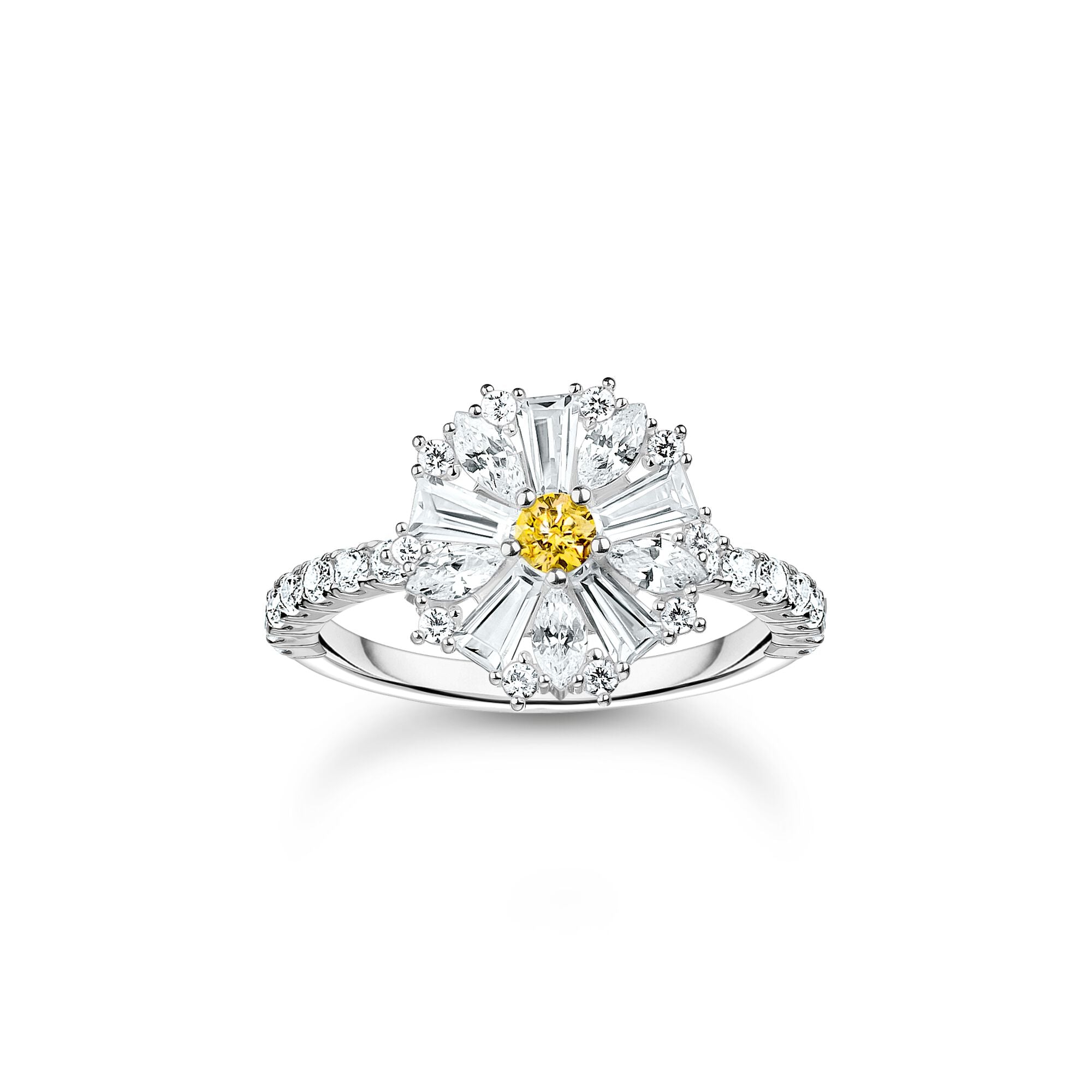 THOMAS SABO Lovely Daisy Cocktail Ring in Silver