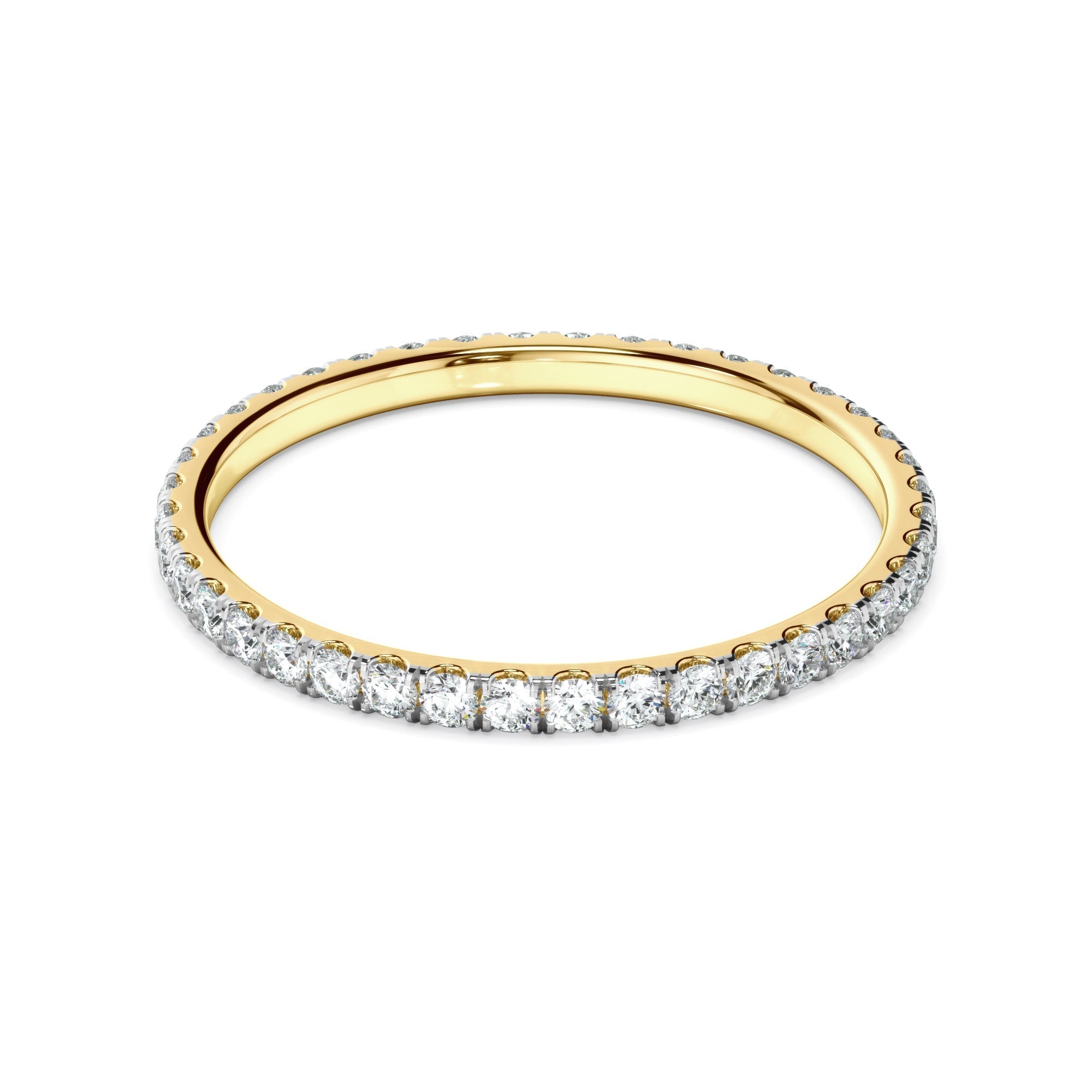 Diamond Claw Set Eternity Wedding Ring